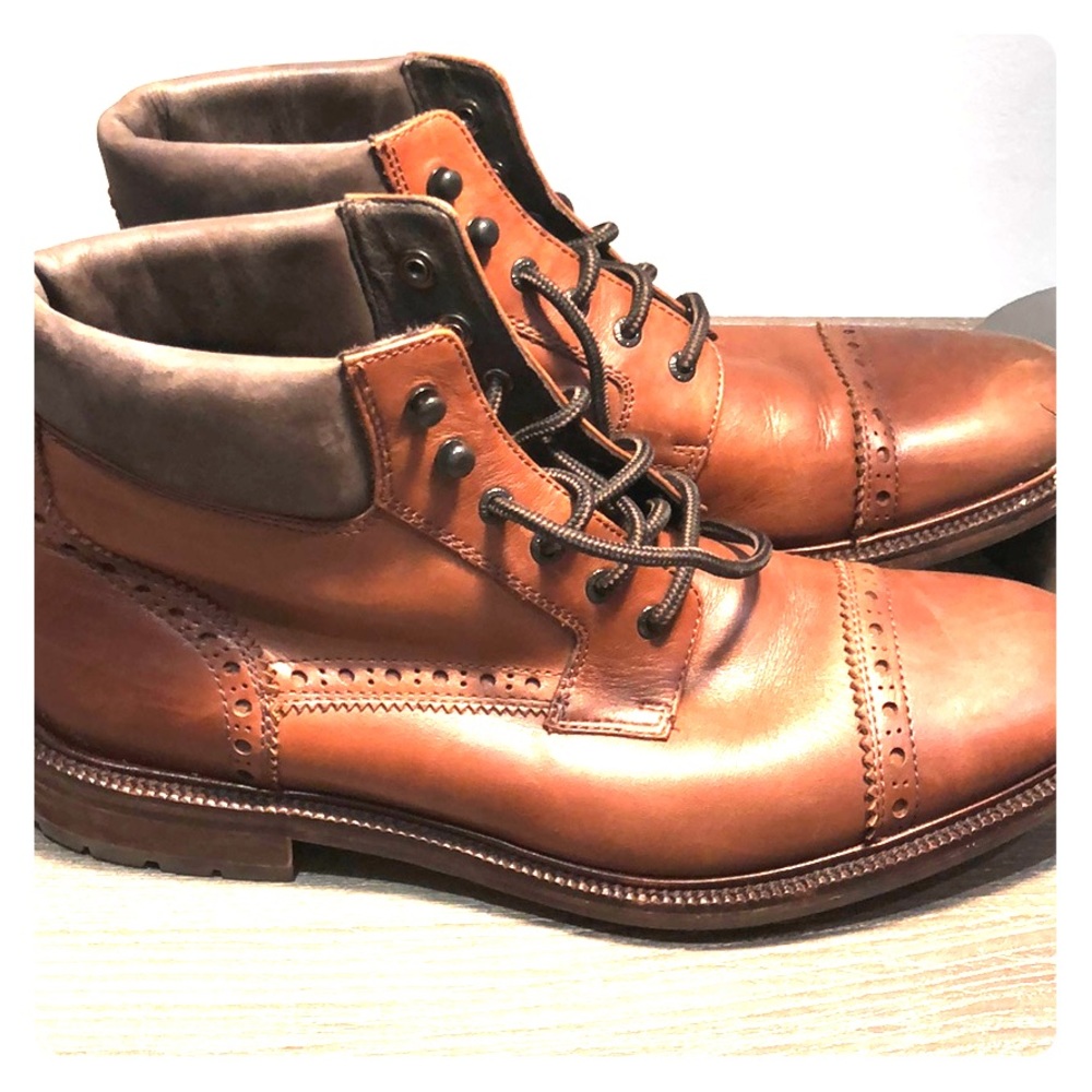J&M est 1850 Mens Brown Boots size 9